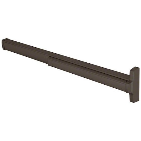 Jackson 48 Dark Bronze Model 2085 Concealed Vertical Rod Panic Exit Device Dual Point Latching W/ Top Lat 312085R47313